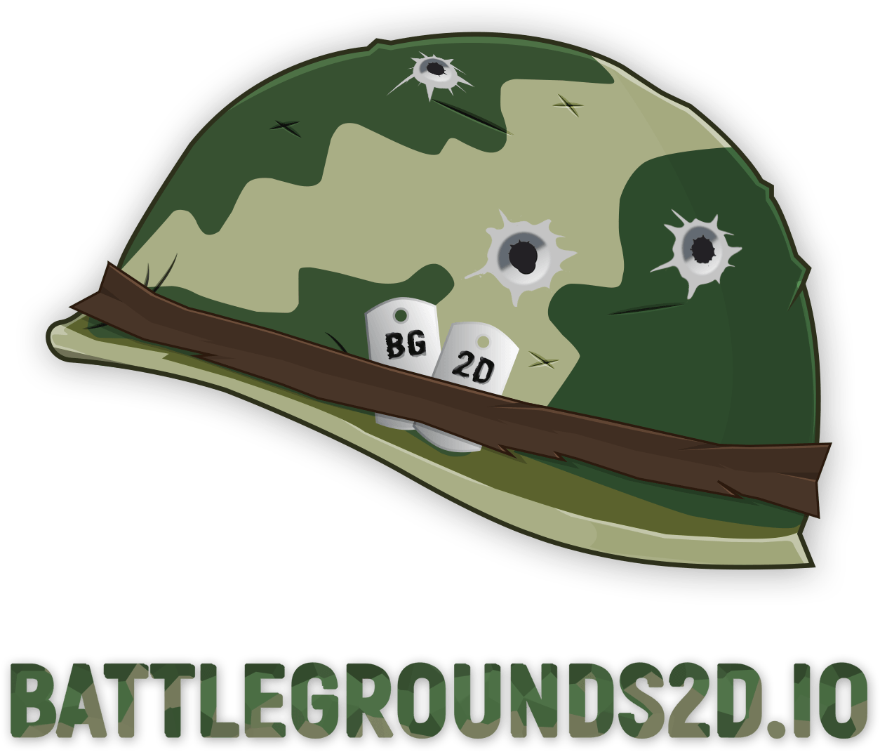 Battlegrounds 2d / Battle Royale 2d Logo - Cartoon (1290x1117), Png Download