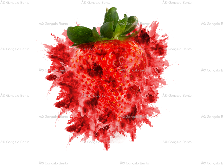 Strawberry Explosion (800x600), Png Download