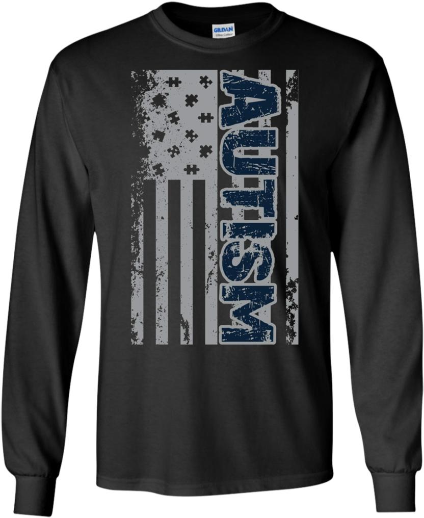Autism Awareness American Flag Puzzle Piece Apparel - Ray Donovan T Shirts (1024x1024), Png Download
