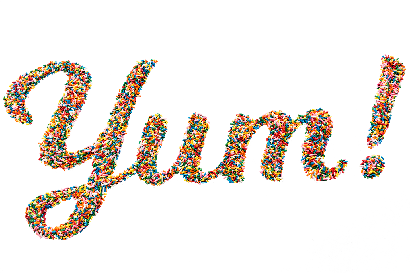 This Was Made By Laying Out Sprinkles, Taking A High-resolution - Graphic Design (1440x960), Png Download