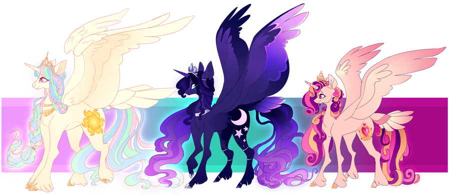 The Princesses (by Ectopi) - Illustration (900x391), Png Download