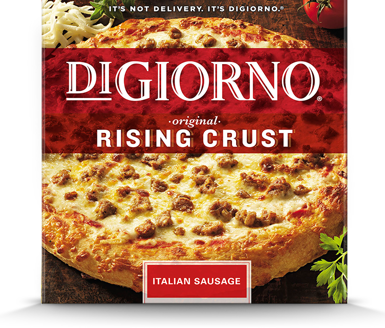 Digiorno Rising Crust Italian Sausage (750x640), Png Download