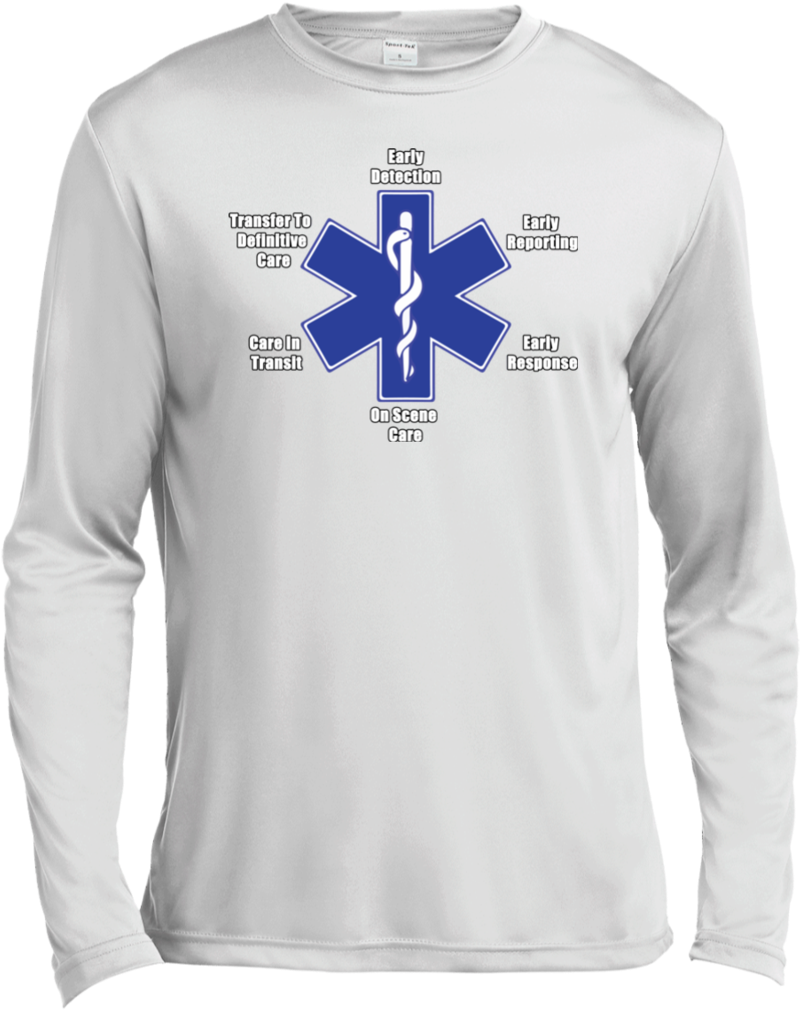 6 Points Of The Star Of Life Ls Moisture Absorbing - Star Of Life (1024x1024), Png Download