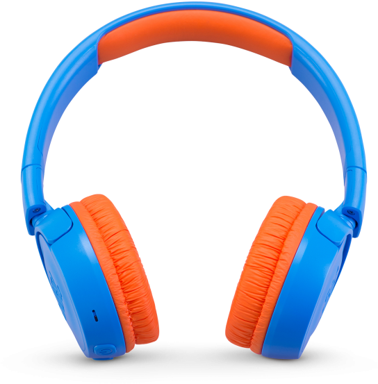 Picture 1 Of - Orange And Blue Headphones (650x650), Png Download