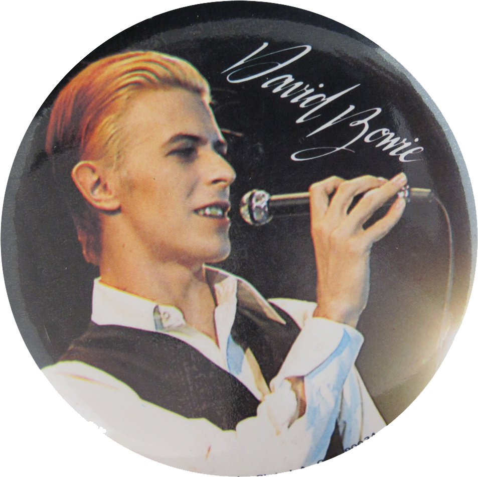 David Bowie Music Button Museum - Gentleman (1000x1003), Png Download