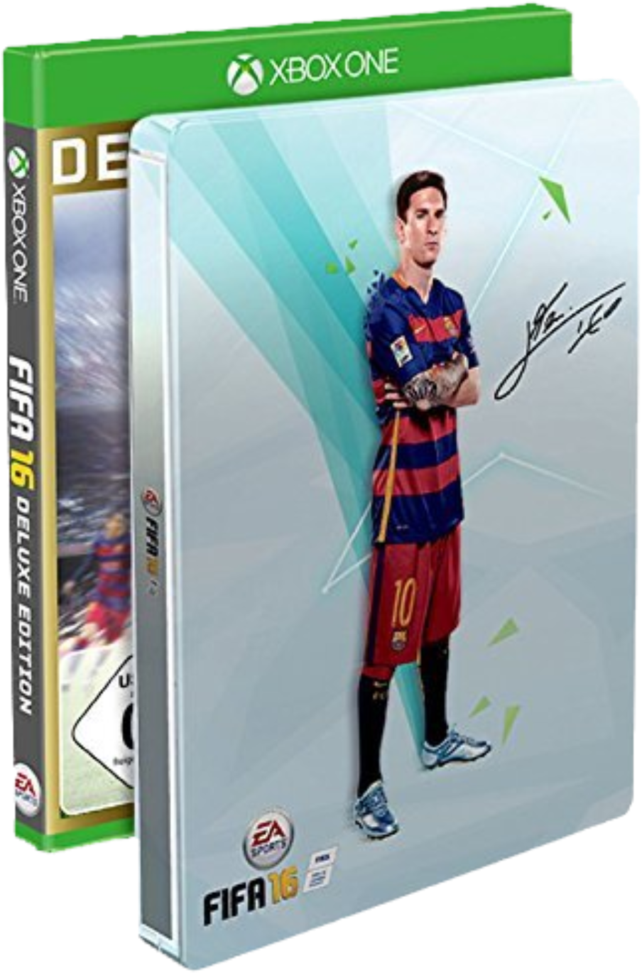 Fifa 16 Deluxe Steelbook Edition - Fifa Steelbook (932x1400), Png Download