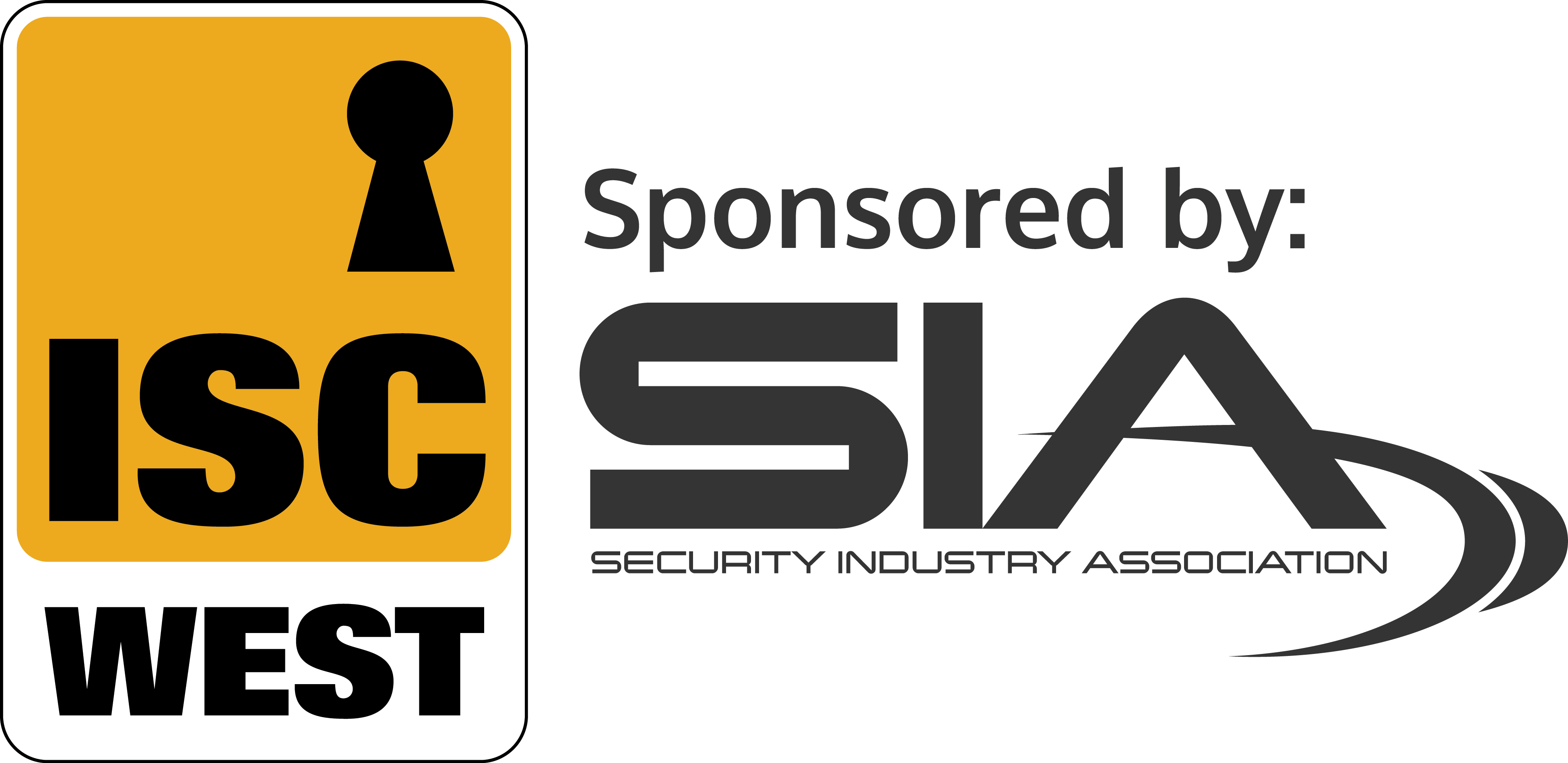 Isc West 2018 Logo (3896x1896), Png Download