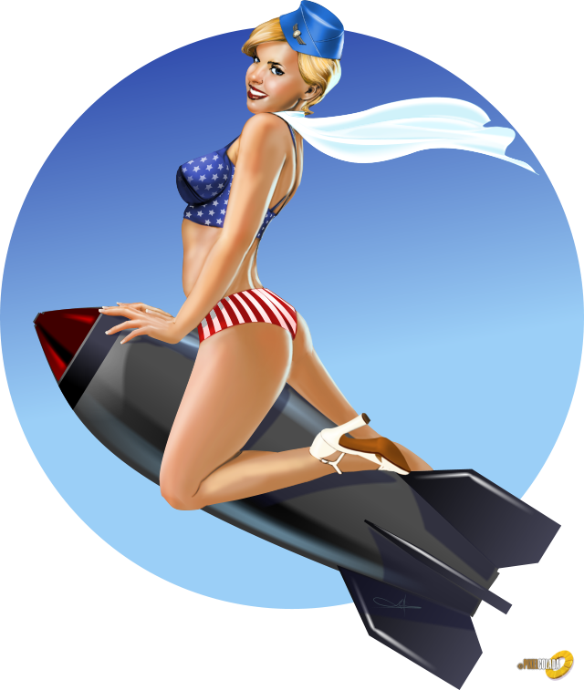 Pin-up - Pin-up Model (640x757), Png Download
