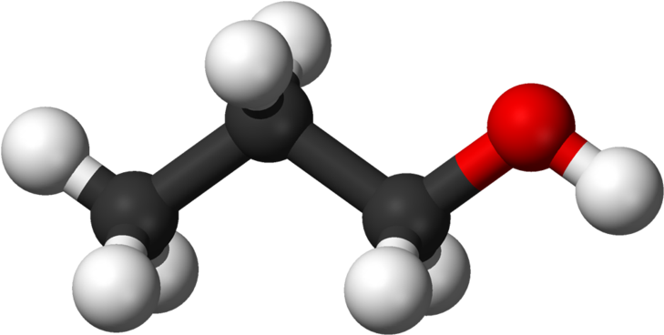 Molecule Png, Download Png Image With Transparent Background, - Propanol 3d (800x439), Png Download