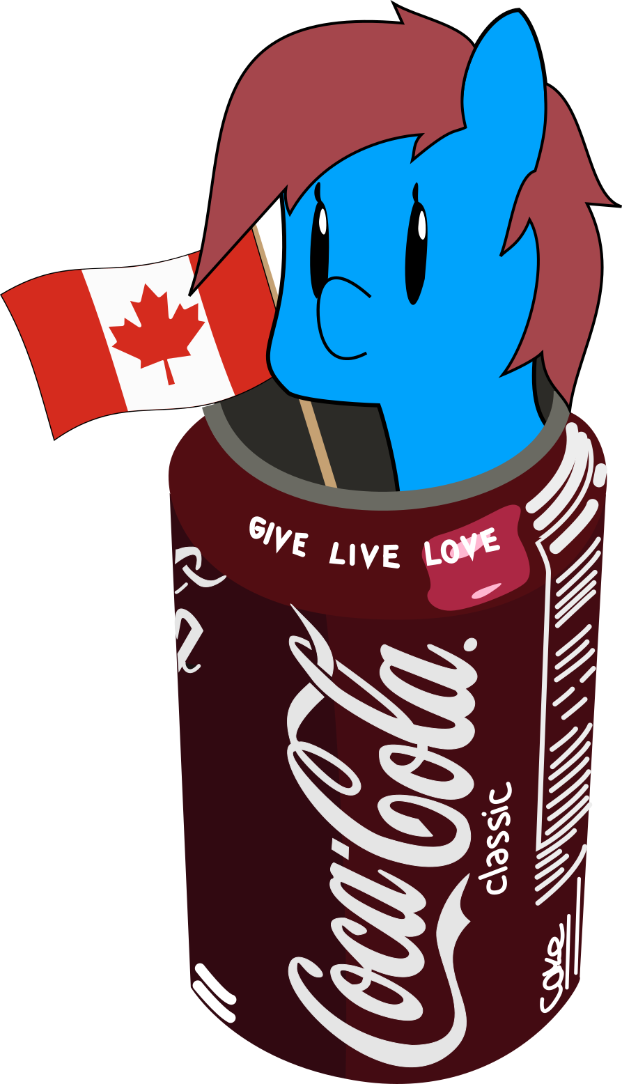 Daisyeseyad, Canada, Coca-cola, Oc, Oc Only, Oc - Coca Cola (893x1556), Png Download