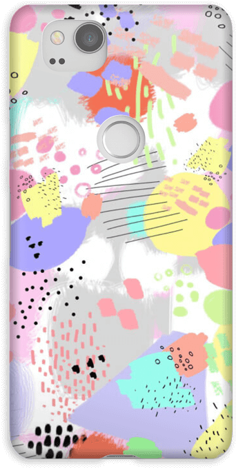 Abstract Art Case Pixel - Iphone (484x800), Png Download