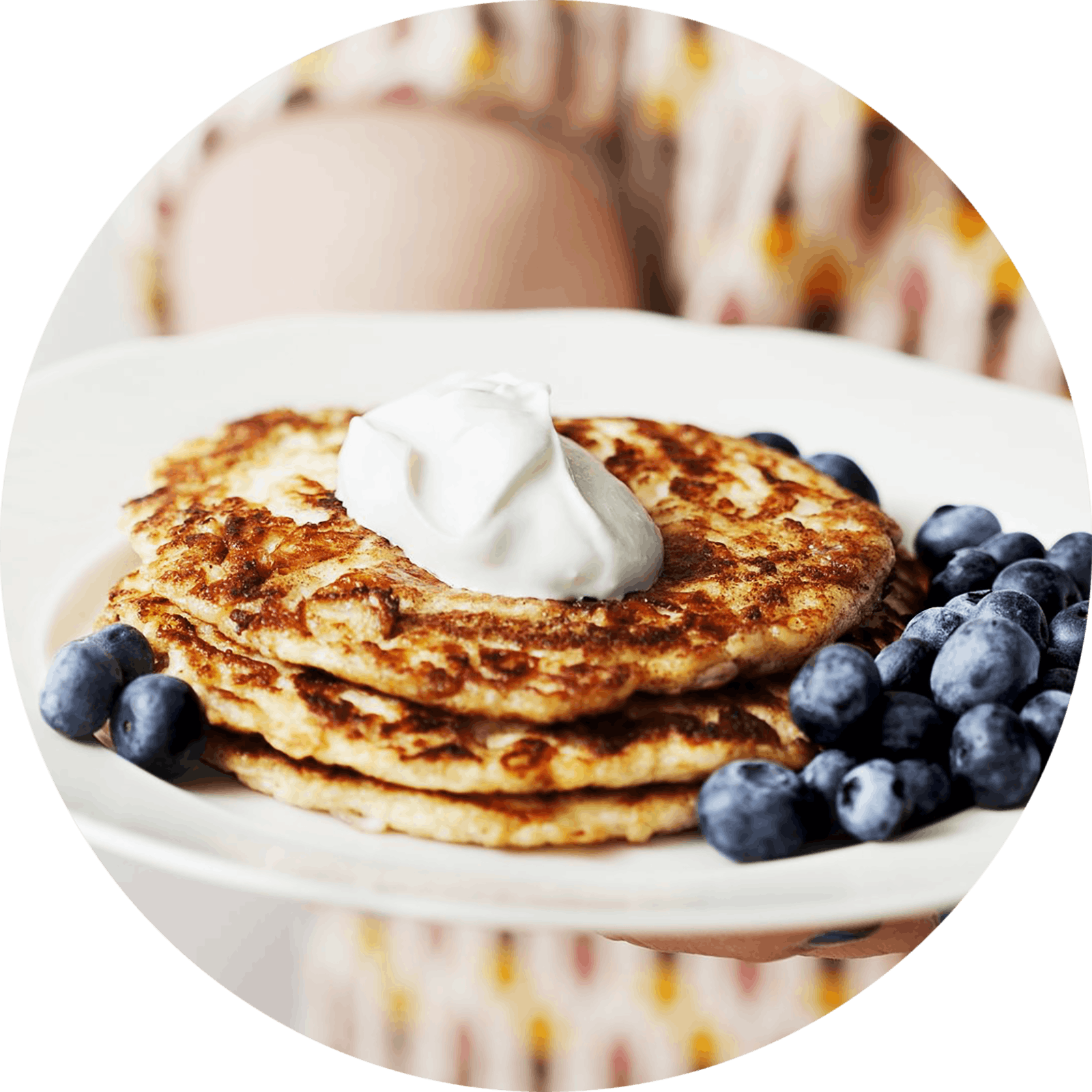 1600 X 1600 1 - Keto Pancakes With Berries And Whipped Cream (1600x1600), Png Download