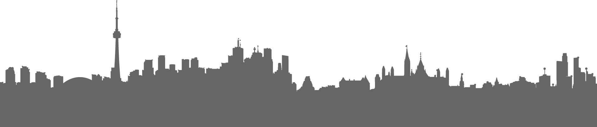 Contact - Toronto (1920x410), Png Download
