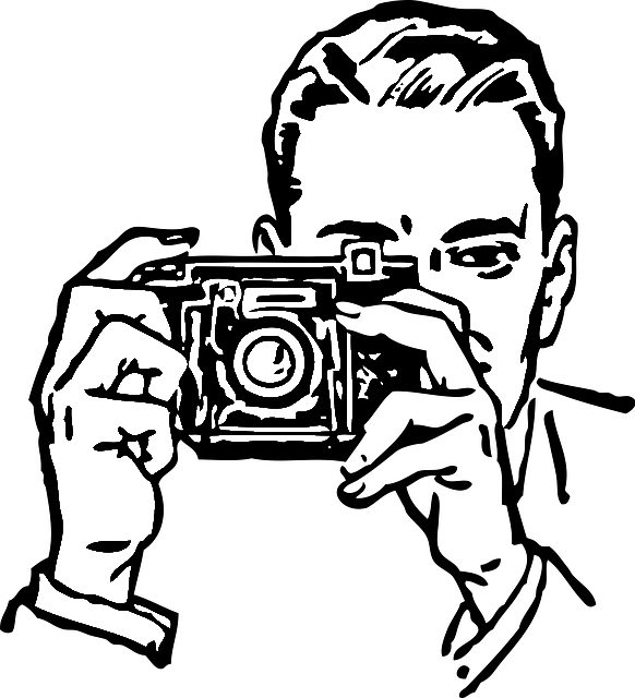 Photographers Silhouettes - Camera Clipart (582x640), Png Download