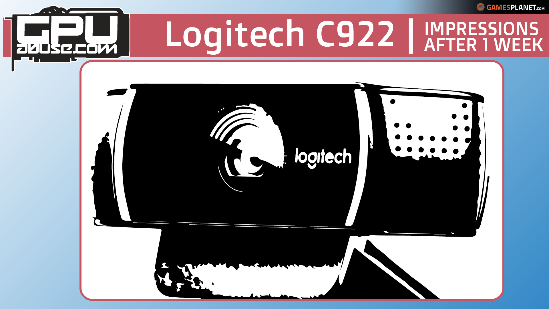Logitech C922 Pro Stream Webcam - Poster (1920x1080), Png Download