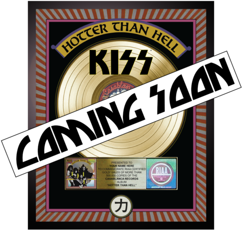 Personalized Hotter Than Hell Gold Record Award - Label (600x600), Png Download