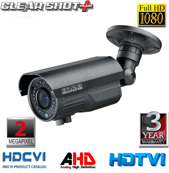 4 In 1 Vari-focal Night Vision Bullet Security Camera - Full Hd (600x600), Png Download