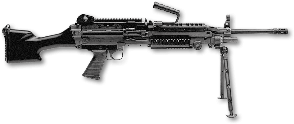 Fn® M249 Saw - Next Generation Squad Automatic Rifle (1010x410), Png Download