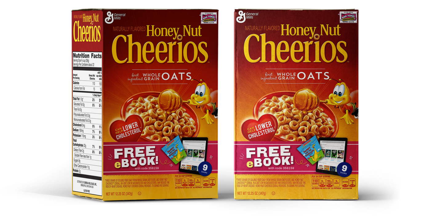 Home Cheerios - Honey Nut Cheerios (1456x704), Png Download