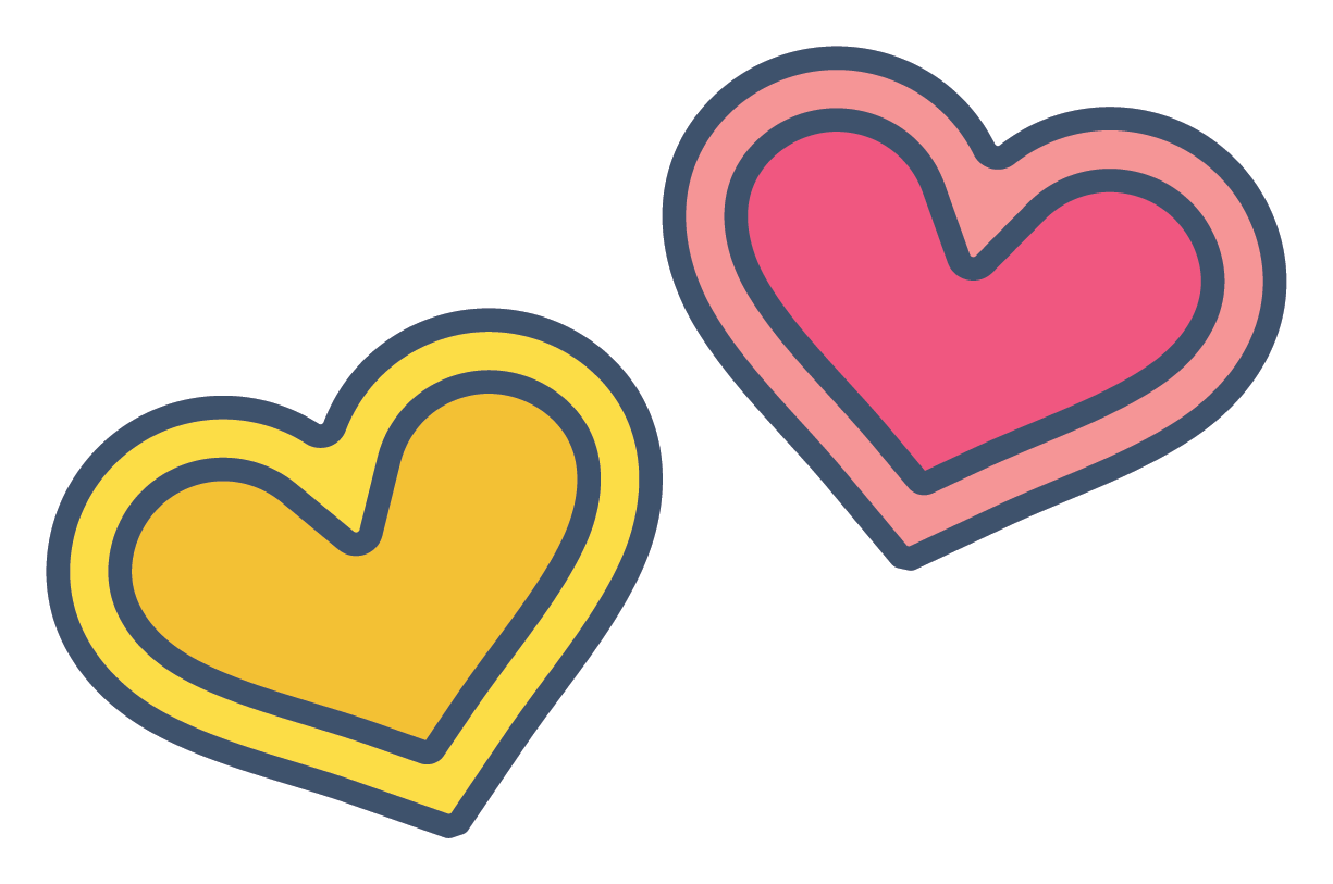 Birthday Hearts - Heart (1225x813), Png Download