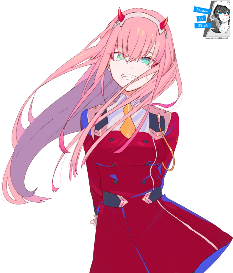 Zero Png Page - Darling In The Franxx (835x956), Png Download
