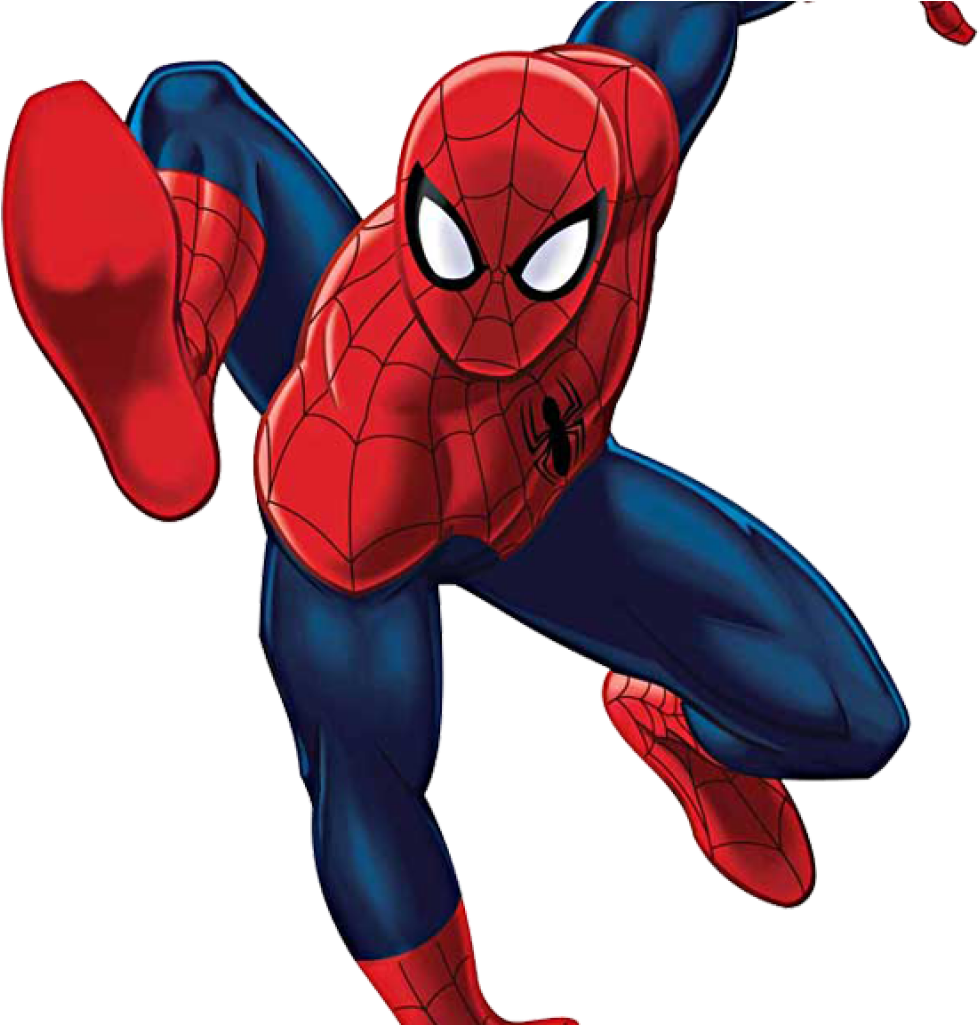 Spiderman Clip Art Spiderman Clip Art Jump Png Image - Marvel Ultımate Spider Man (1024x1024), Png Download