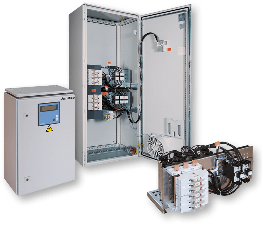 Automatic Power Factor Correction Systems Without Reactors - Power Factor Correction Systems (893x769), Png Download