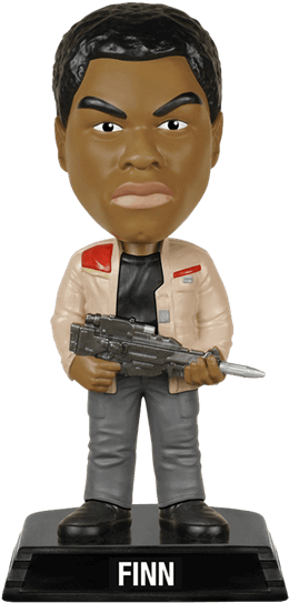 Star Wars Finn Wacky Wobbler - Star Wars Finn Bobble Head (555x555), Png Download
