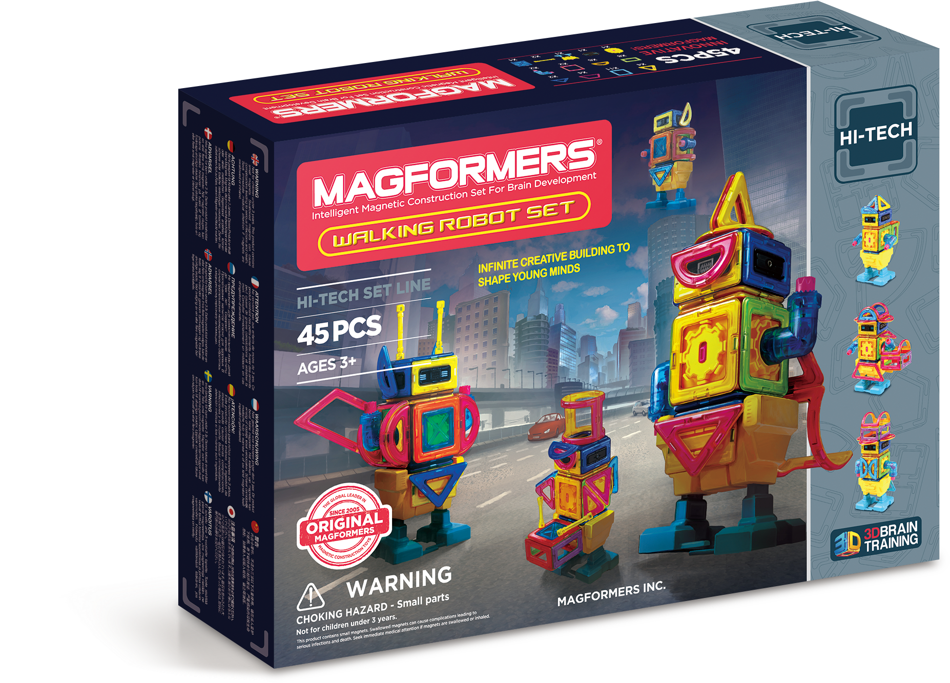 Online Shop - Magformers Walking Robot Set (2126x1829), Png Download