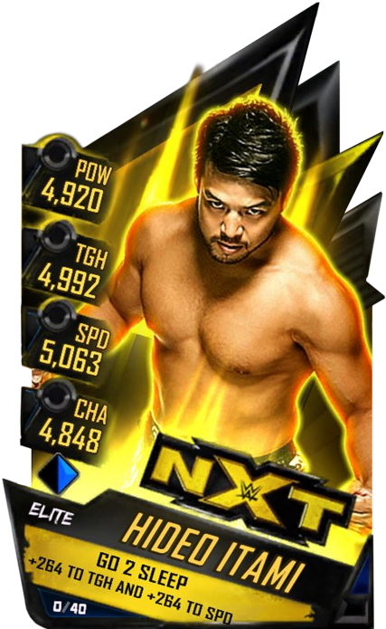 Hideoitami - Common Hideoitami - Uncommon Hideoitami - Wwe Supercard Ultimate Cards (456x720), Png Download