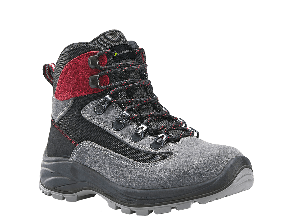 Scarpone Escursionismo Ragazzo Dublin Tex Grigio Rosso - Hiking Shoe (1010x890), Png Download