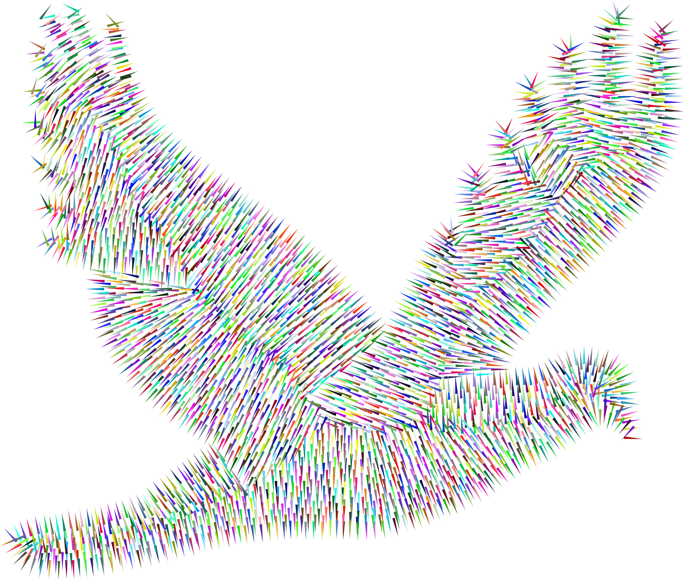 This Free Icons Png Design Of Prismatic Abstract Peace (2330x1976), Png Download