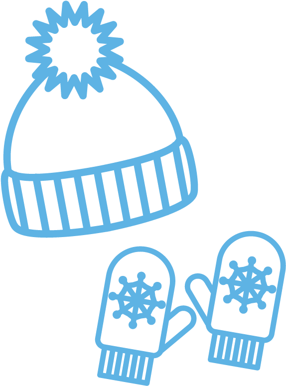 It's Hard To Imagine Shivering At The Bus Stop Or Not - Winter Clothing Drive Graphic (806x929), Png Download