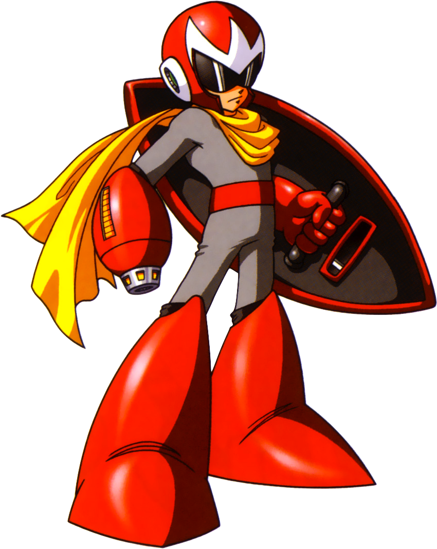 Proto Man - Marvel Vs Capcom Protoman (890x1106), Png Download