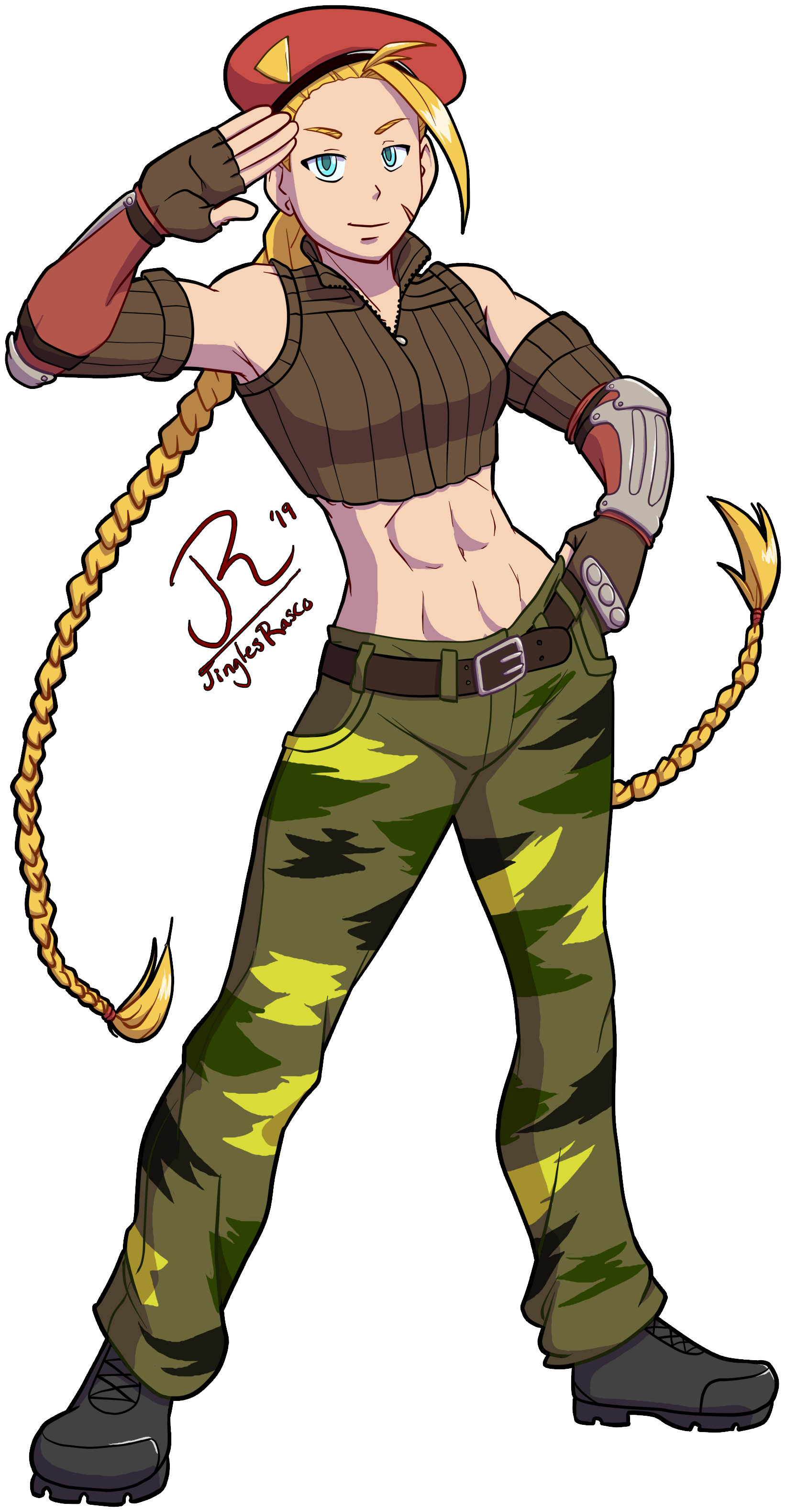 [fanart] I Draw Cammy Once A Year, Here's My Latest - Cartoon (1643x3157), Png Download