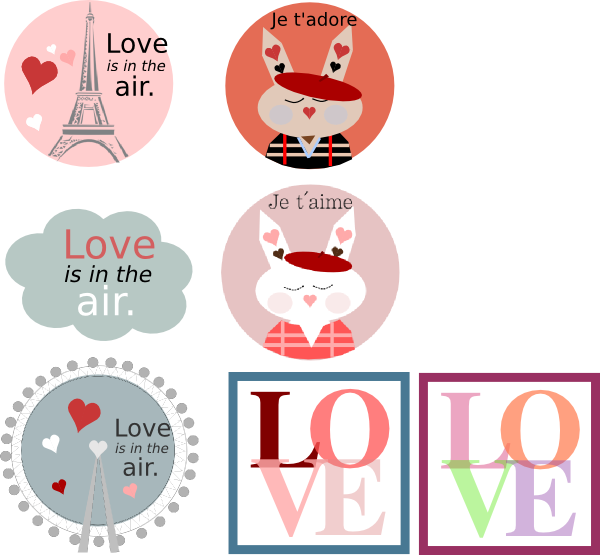 Valentines Day Images Editable Png (600x555), Png Download