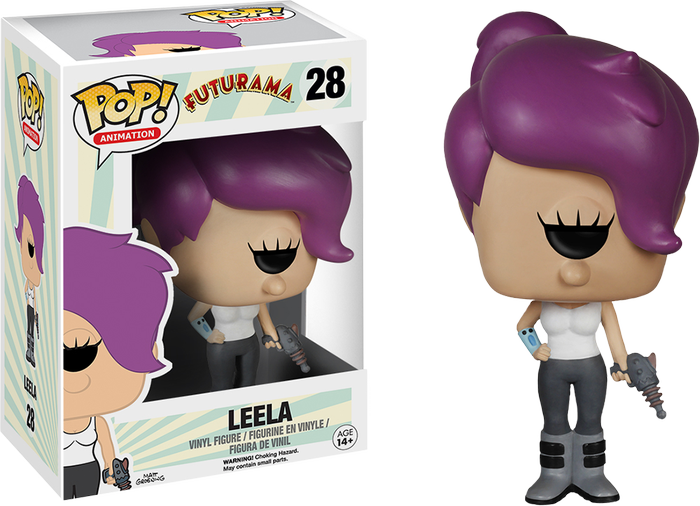 Futurama Leela Pop Vinyl Figure - Funko Pop Futurama Leela (700x506), Png Download