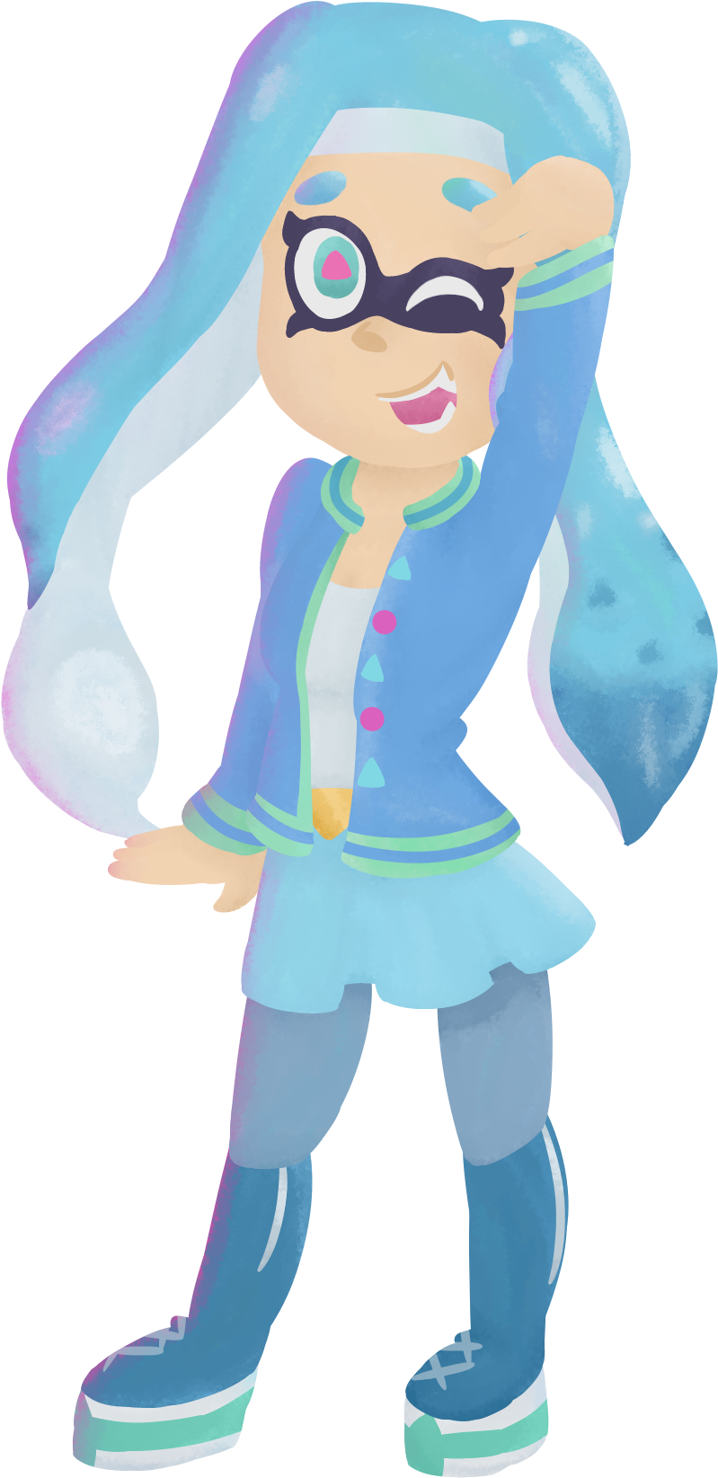 Remora - Cartoon (915x1672), Png Download