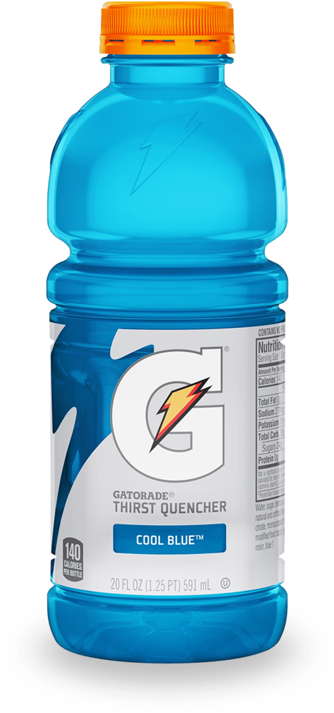 Clean Sports Hydration For The Modern Athlete 50% Less - Gatorade Fruit Punch 20 Oz (473x1024), Png Download