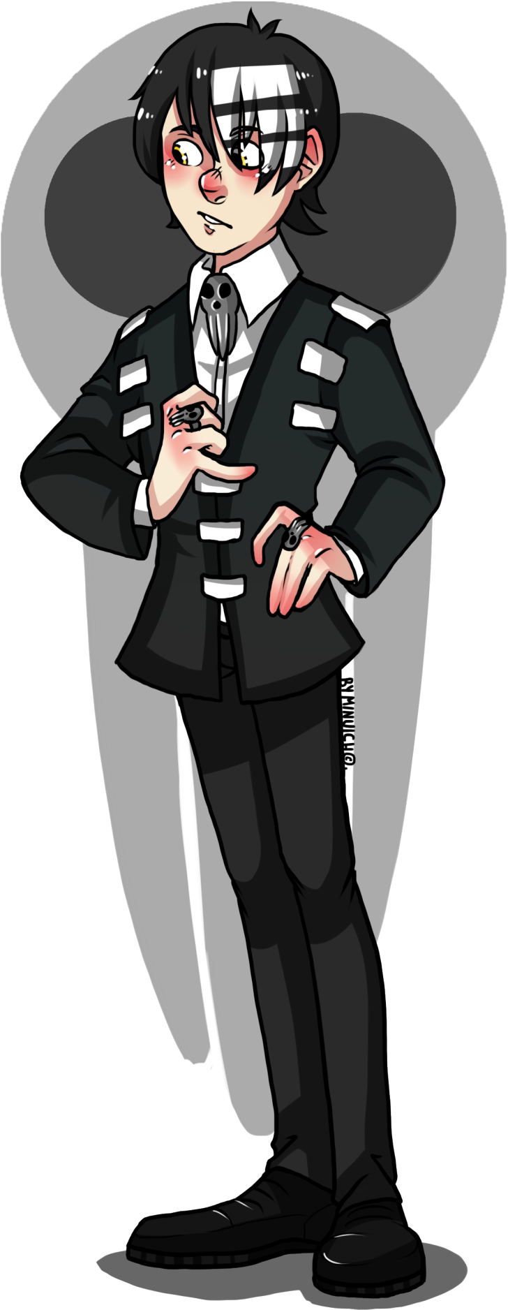 Fan Art Soul Eater - Illustration (829x1920), Png Download