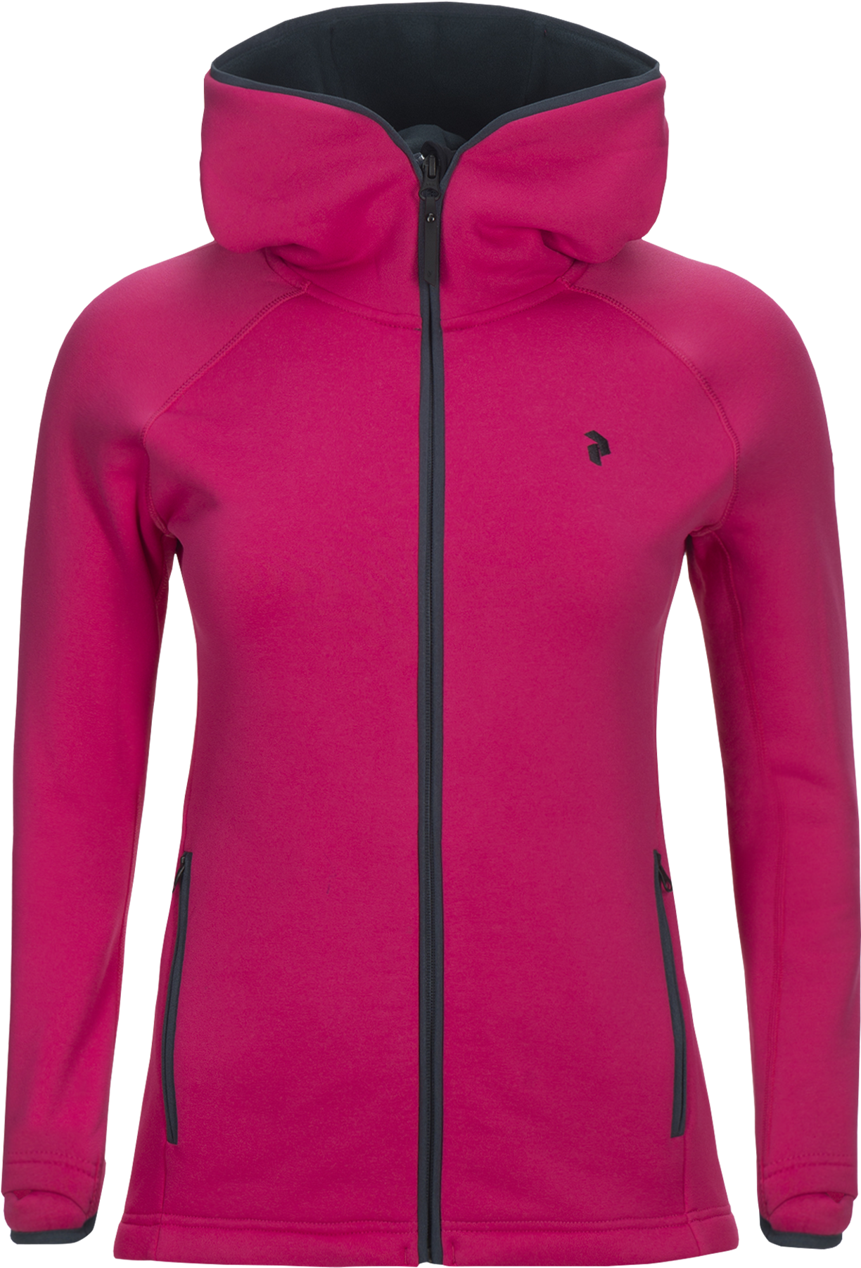 Women's Chill Zip-up Midlayer Hoodie Fusion Pink - Peak Performance Women's Chill Zip Hoodie (1500x2000), Png Download