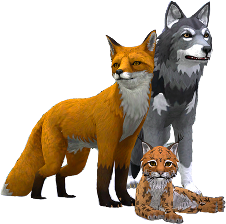 Start Your Adventure As A Wolf, Fox, Lynx And More, - Wildcraft Turbo Rocket Games (954x954), Png Download