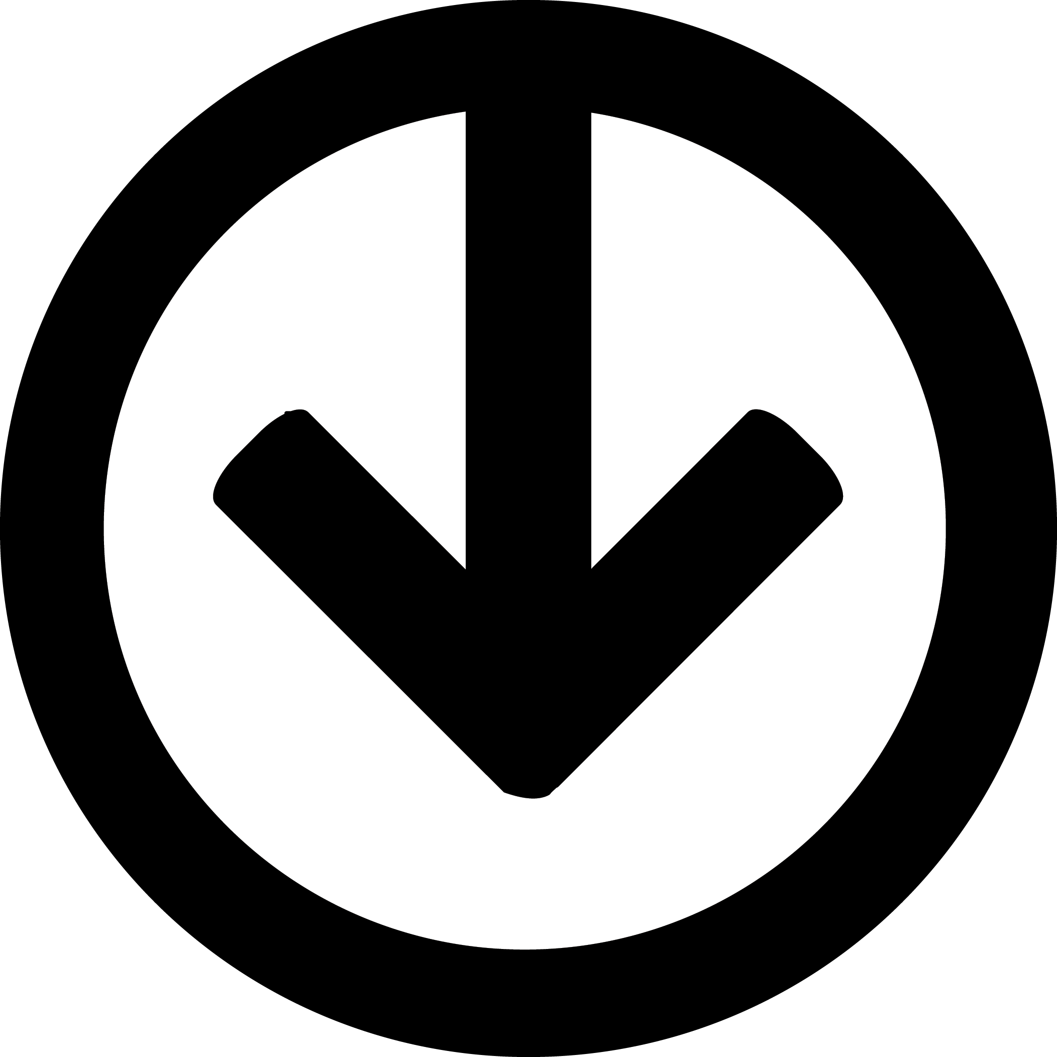 2 Number In Circle (2104x2104), Png Download