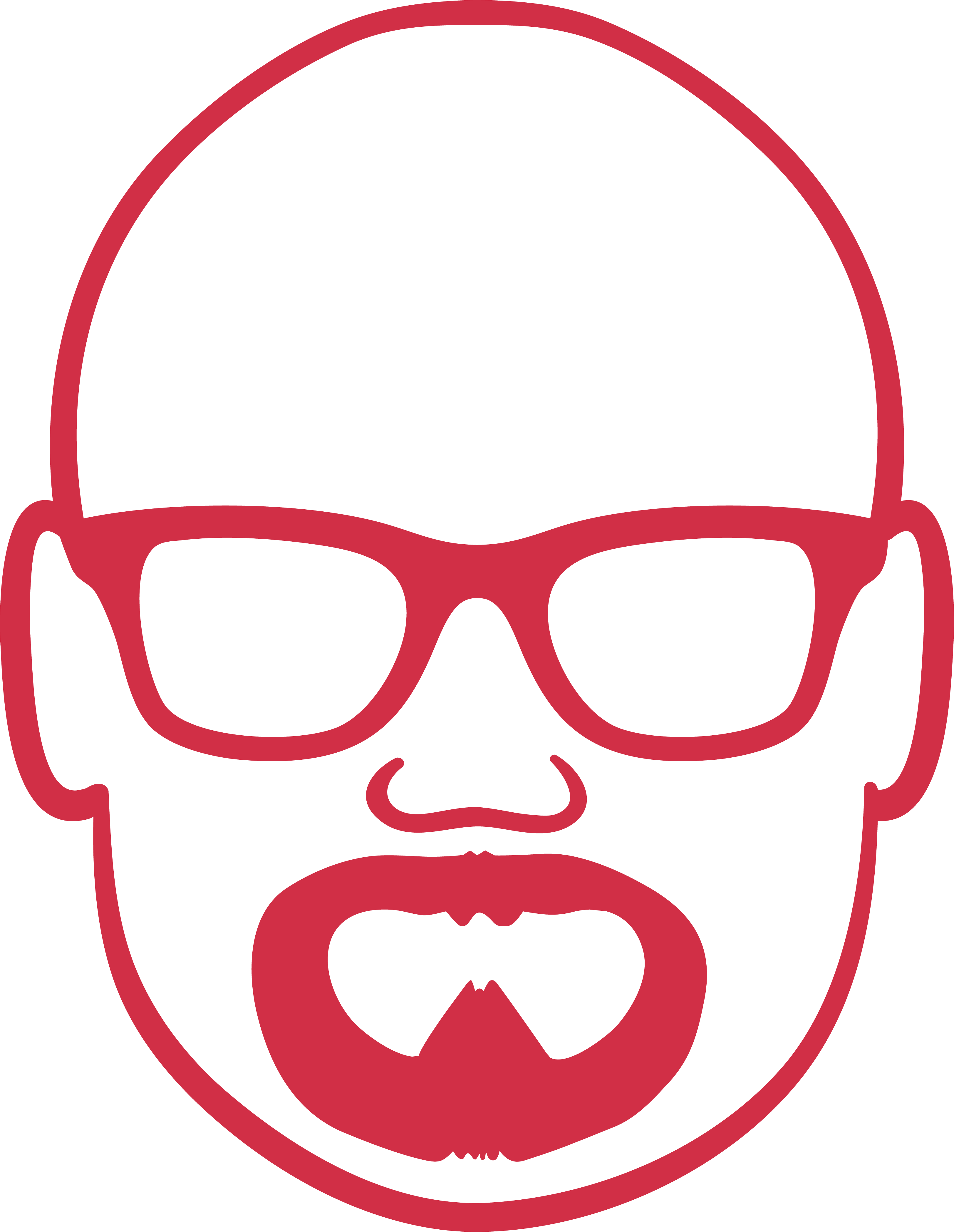 Red Pill Talent &187 Making Acquisition Better - Face Logo Without Background (3247x4192), Png Download