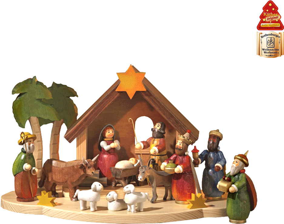 Online Shop - Käthe Wohlfahrt Krippe Kindertraum (1000x1000), Png Download