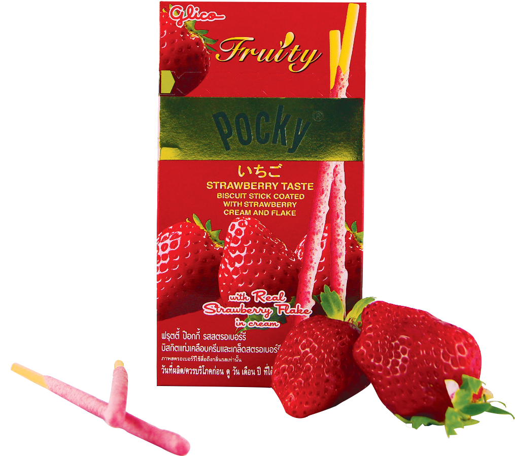 Pocky Erdbeere - Strawberry (2100x1500), Png Download