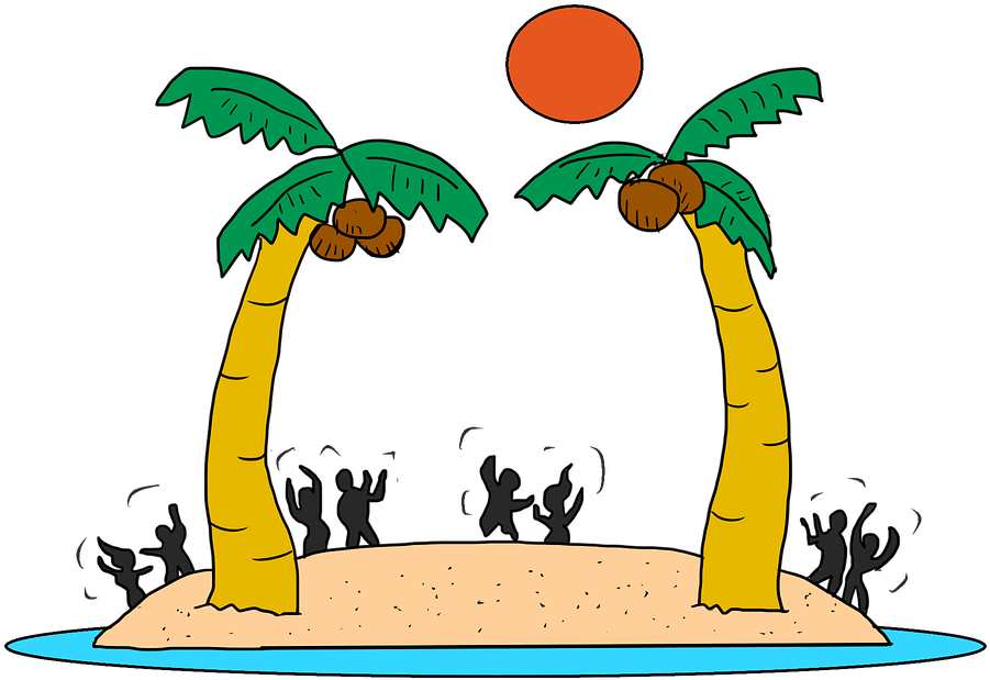 This Will Be Our Only Chance To Dance Together At The - Cartoon Beach Party (960x637), Png Download