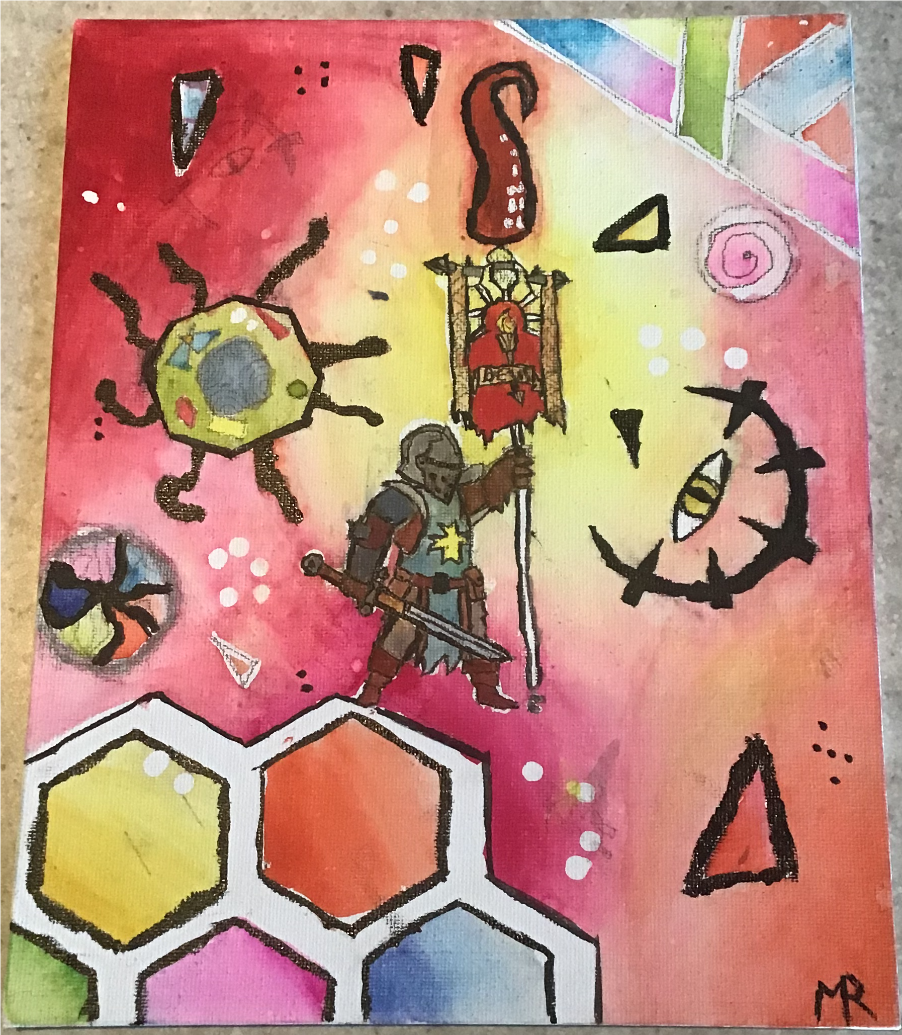 Fan Arta Moment Of Valor Shines Brightest Against A - Motif (2448x3264), Png Download