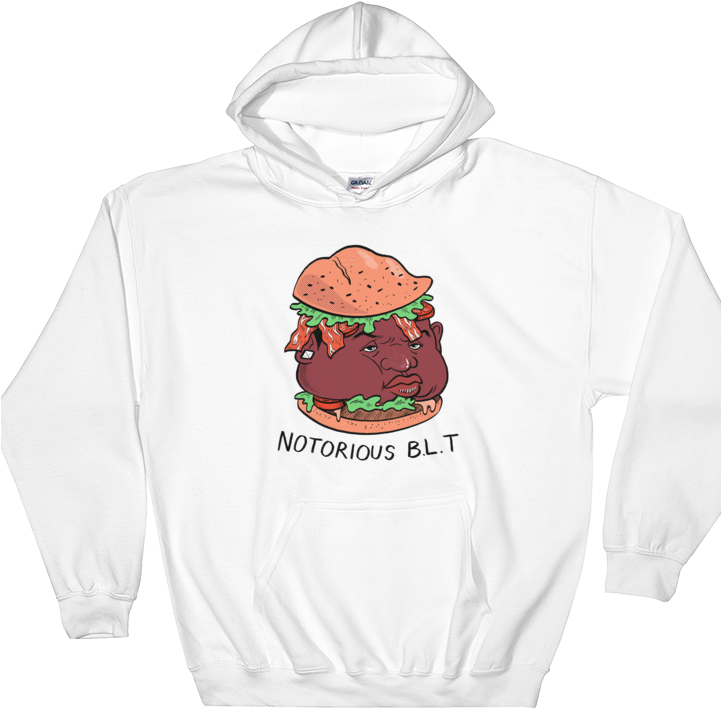 Notorious Blt Hoodie - Sweatshirt (720x738), Png Download