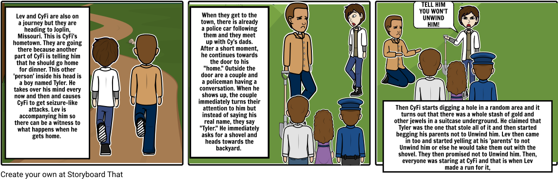 English Storyboard 3 3 - Cartoon (1164x385), Png Download